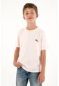 Camiseta Rosada Básica Con Estampado Divertido Para Niño de Tennis