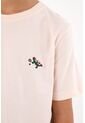 Camiseta Rosada Básica Con Estampado Divertido Para Niño de Tennis