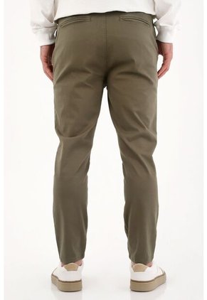 Tennis Pantalón Chino Verde Para Hombre