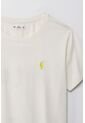 Tennis Camiseta Con Estampado En Frente Y Espalda Crudo Para Mujer de Tennis