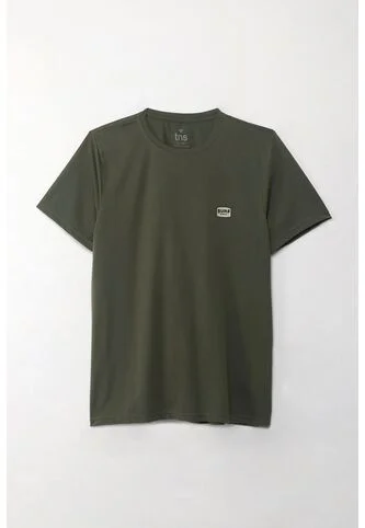 Tennis Camiseta Verde Con Estampado De Surf Para Hombre Tennis