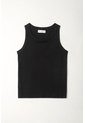 Tennis Camiseta Negra Manga Sisa Para Mujer de Tennis
