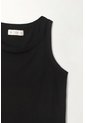 Tennis Camiseta Negra Manga Sisa Para Mujer de Tennis