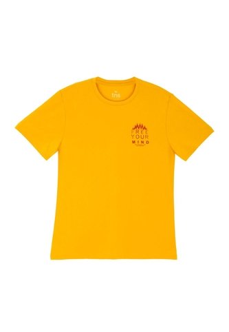 Tennis Camiseta Amarilla Manga Corta Para Hombre Tennis