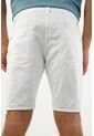 Bermuda Blanca Cinco Bolsillos Para Hombre de Tennis