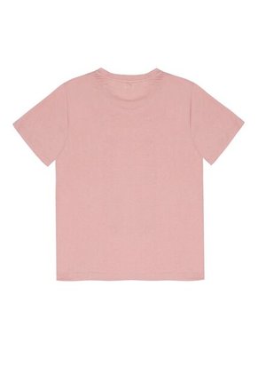 Camiseta Cuello Redondo Rosada Para Mujer