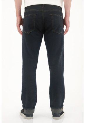 Tennis Jean Recto Azul Para Hombre