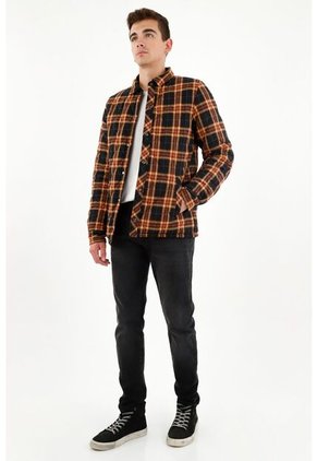 Tennis Chaqueta Doble Faz Negra Para Hombre