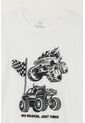 Camiseta Básica Con Estampado Blanca Para Niño de Tennis