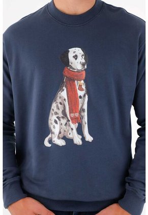 Tennis Buzo Con Estampado Navideño Para Hombre