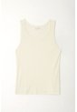 Tennis Camiseta Manga Sisa Crudo Entallada Para Mujer De Silueta Ajustada de Tennis