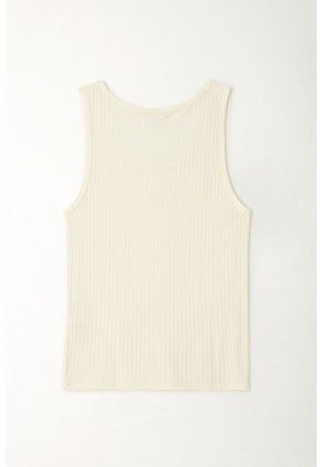 Tennis Camiseta Manga Sisa Crudo Entallada Para Mujer De Silueta Ajustada