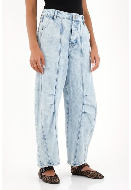 Jean Horseshoe Tiro Bajo Para Mujer