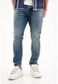Tennis Jean Skinny Tiro Medio Azul Medio Para Hombre de Tennis