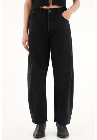 Tennis Jean Horseshoe Con Diseño Animal Print Negro Para Mujer Tennis