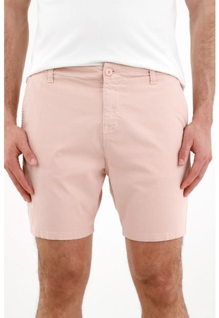 Bermuda Rosada Tipo Chino Para Hombre