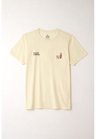 Tennis Camiseta Básica Crudo Con Acabado Liso Para Hombre Tennis