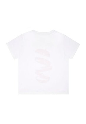 Tennis Camiseta Blanca Con Estampado Frontal Para Mujer