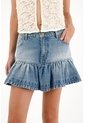 Tennis Falda En Denim Con Bolero Azul Para Mujer de Tennis