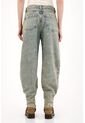 Tennis Jean Slouchy Con Doble Pretina Azul Para Mujer de Tennis