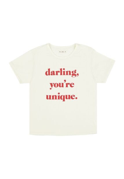 Tennis Camiseta Crudo Con Estampado De Letras Para Mujer