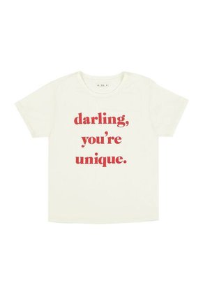 Tennis Camiseta Crudo Con Estampado De Letras Para Mujer