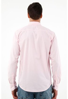 Tennis Camisa Cuello Francés Rosada Para Hombre
