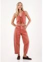 Tennis Pantalón Slouchy Con Efecto Vintage Rosado Para Mujer de Tennis