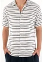 Tennis Camisa Tipo Bowling Preteñida A Rayas Para Hombre de Tennis