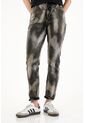 Tennis Jean Super Slim Tiro Medio Negro Para Mujer de Tennis