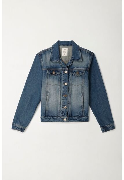 Tennis Chaqueta Azul En Denim Para Mujer