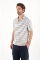 Tennis Camisa Tipo Bowling Preteñida A Rayas Para Hombre de Tennis