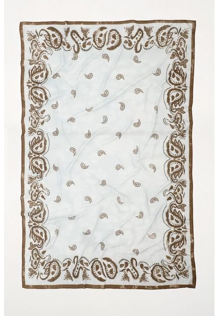 Tennis Pañoleta Con Estampado Paisley Azul