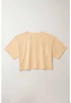 Tennis Camiseta Con Estampado En Punto Corazón Crudo De Silueta Ajustada Para Mujer