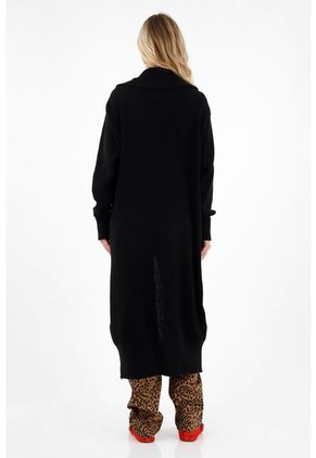 Tennis Buzo Tipo Cárdigan Negro Para Mujer