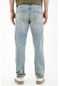 Tennis Jean Recto Con Arrugas 3D Azul Claro Para Hombre de Tennis