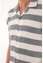 Tennis Camisa Tipo Bowling A Rayas Para Hombre de Tennis