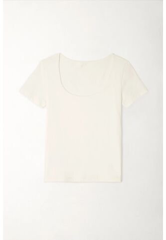 Tennis Camiseta Básica Manga Corta Café Para Mujer Tennis