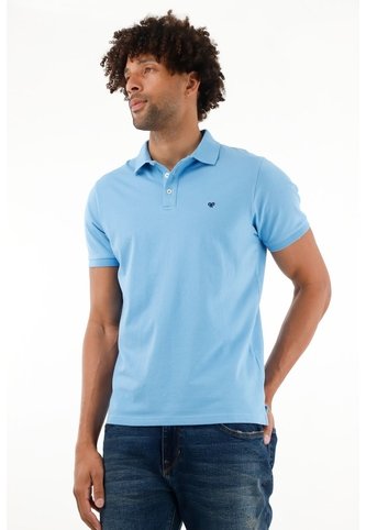 Tennis Polo Azul Licrada Para Hombre Tennis