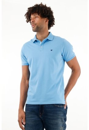 Tennis Polo Azul Licrada Para Hombre