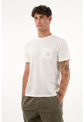 Tennis Camiseta Manga Corta Con Bolsillo Para Hombre