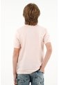 Camiseta Rosada Manga Corta Para Niño de Tennis