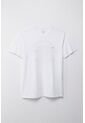 Tennis Camiseta Manga Corta Estampada Blanca Para Hombre de Tennis