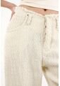 Tennis Jean Horseshoe Con Detalles Desflecados Crudo Para Mujer de Tennis