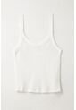Tennis Camiseta De Tiras Ajustada Blanca Para Mujer de Tennis