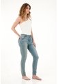 Tennis Jean Jegging Tiro Alto Azul Para Mujer de Tennis