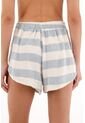 Tennis Short Con Diseño Estampado A Rayas Azules Para Mujer de Tennis