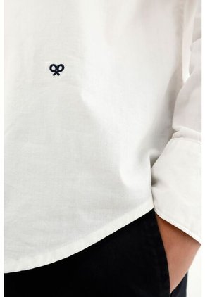 Tennis Camisa Manga Larga Blanca Para Hombre