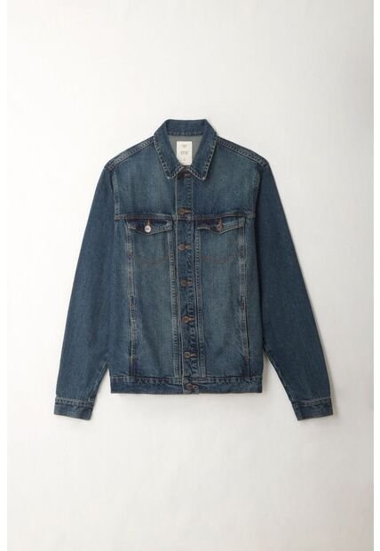 Tennis Chaqueta Azul En Denim Para Hombre