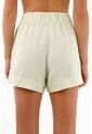 Tennis Bermuda Tiro Alto En Lino Para Mujer de Tennis